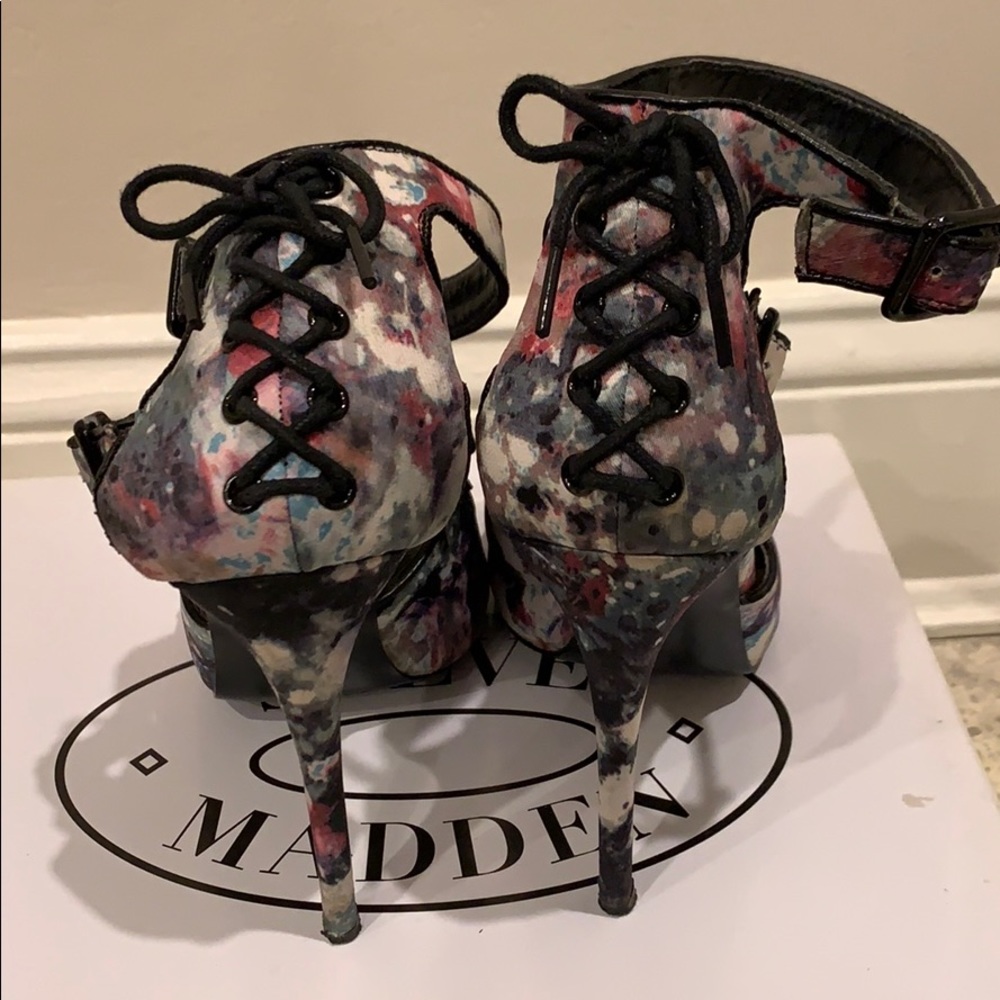 Steve Madden Multicolor Mastero Sandal Heels - Picture 5 of 7